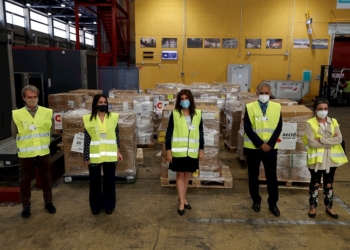 España envía su primer material médico a India para hacer frente al COVID-19