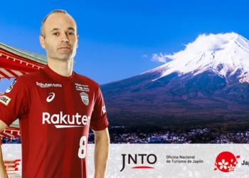 Iniesta protagoniza una campaña turística internacional de Japón