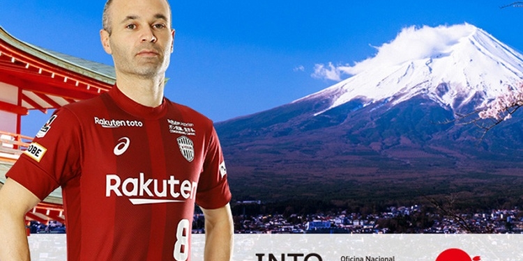 Iniesta protagoniza una campaña turística internacional de Japón