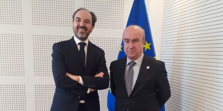 Jabonero viajó a Bruselas para reforzar la cooperación entre Iberoamérica y la UE