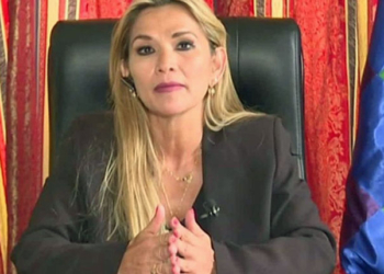 La presidenta interina de Bolivia, Jeanine Áñez.