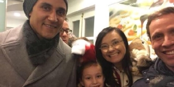 El candidato presidencial oficialista arrasa entre los costarricenses de España