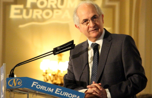 Ledezma pide a España que regularice la situación de miles de venezolanos