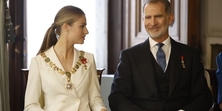 Felipe VI a Leonor: “La democracia y la libertad precisan de un cuidado continuo y una mejora permanente”