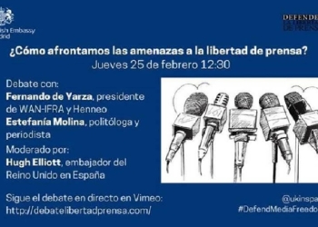 La Embajada británica organiza un debate sobre las amenazas a la libertad de prensa