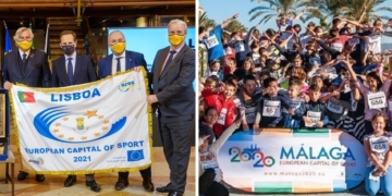 Málaga y Lisboa comparten la Capitalidad Europea del Deporte a causa del COVID-19
