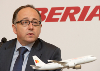 Luis Gallego, en el stand de Grupo Internacional de Medios en FITUR