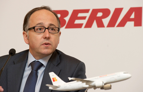 Luis Gallego, en el stand de Grupo Internacional de Medios en FITUR