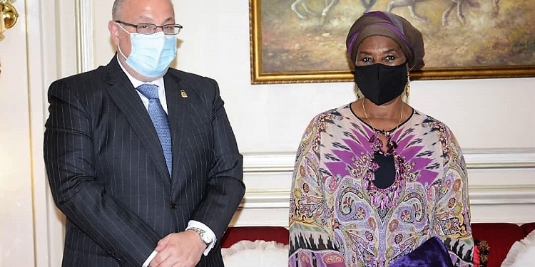 La Primera Dama se despide del embajador de España en Guinea Ecuatorial