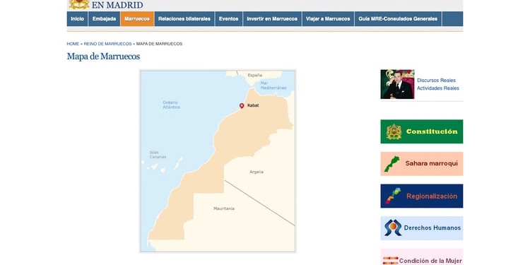 El PSOE rechaza la «inclusión» de Ceuta y Melilla en un mapa de la Embajada marroquí