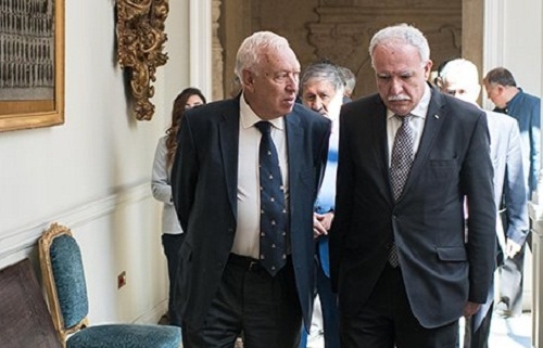 Margallo y su homólogo palestino analizan una posible conferencia “Madrid II”