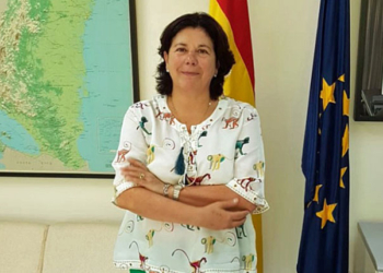 La embajadora Mar Fernández Palacios./ Foto: MAEC