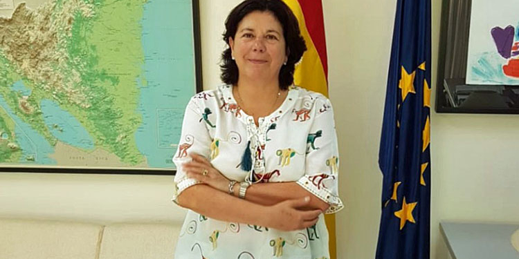 La embajadora Mar Fernández Palacios./ Foto: MAEC