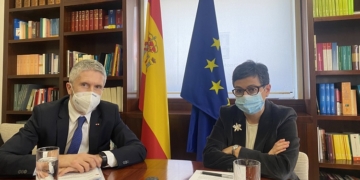Marlaska y Laya defienden la cooperación europea con África para prevenir la migración