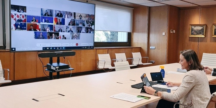 Reyes Maroto defiende ante el G20 los certificados de movilidad de la UE y la OCDE