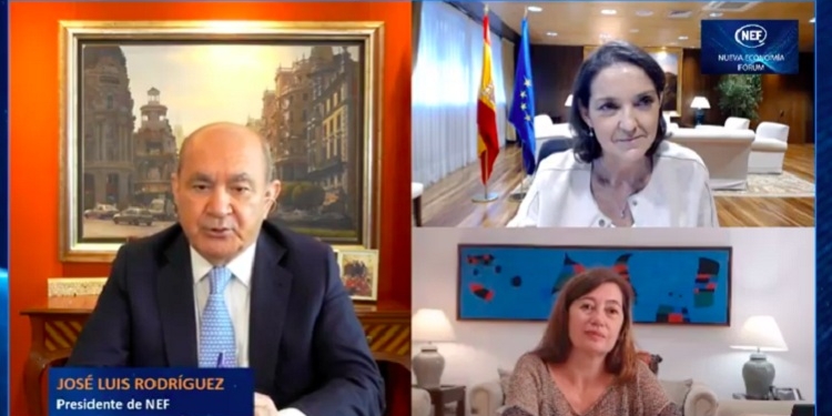 Maroto y Armengol celebran el “éxito” del corredor piloto entre Alemania y Baleares