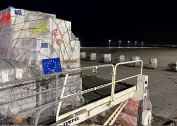 España realiza su tercer envío de material sanitario de emergencia para la Franja de Gaza