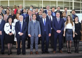 Foto de familia de los miembros de las Américas de la OMT./ Foto: OMT