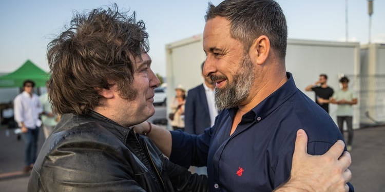 Milei invita a Abascal a su toma de posesión como presidente de Argentina