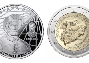 España acuñará en 2022 una moneda de dos euros por el V Centenario de la Vuelta al Mundo