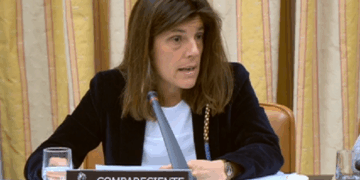 Ángeles Moreno en una comparecencia en el Congreso./ Foto: Congreso TV