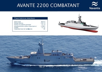 Navantia confía en que se reactive el contrato para la venta de corbetas a Arabia Saudí