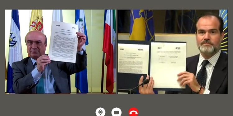 La OEI y el BID firman un acuerdo para impulsar la educación de calidad en Iberoamérica