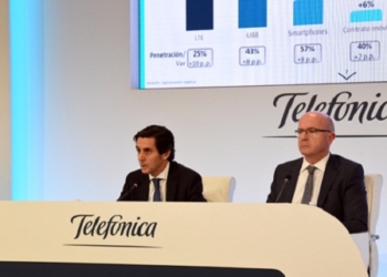 Telefónica cuadruplica en 2016 su beneficio neto anual