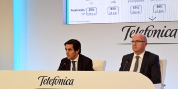 Telefónica cuadruplica en 2016 su beneficio neto anual