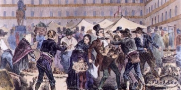Historia del mercadillo de Navidad en la Plaza Mayor de Madrid