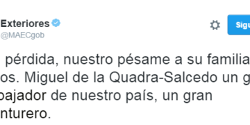 El Gobierno rinde homenaje a Quadra-Salcedo, “gran embajador de nuestro país”