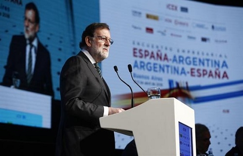 Rajoy asegura que las inversiones españolas dan trabajo a 90.000 argentinos