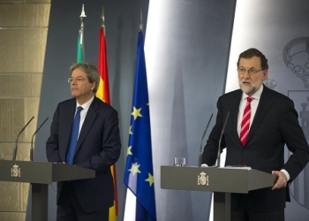 Rajoy y Gentiloni piden más flexibilidad a Bruselas en materia de déficit
