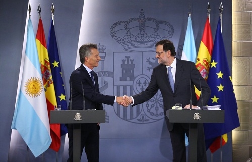 Macri se vuelca con Rajoy en la visita que hoy comienza a Argentina