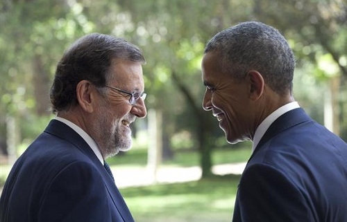 Obama y Rajoy afirman que las relaciones EEUU-España están por encima de los partidos