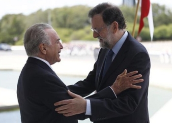 Rajoy y las empresas españolas avalan las reformas de Temer en Brasil