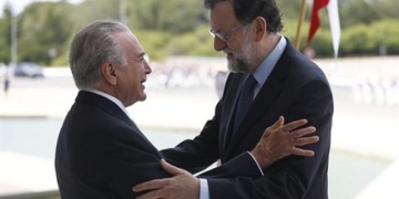 Rajoy y las empresas españolas avalan las reformas de Temer en Brasil