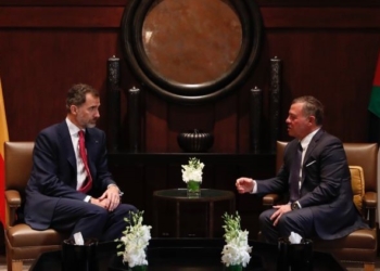 Abdalá II visita España para reunirse con el Rey y participar en la reunión del Proceso de Aqaba