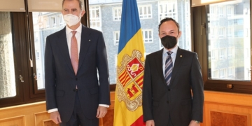 El primer ministro andorrano informa al Rey sobre la homologación fiscal del Principado