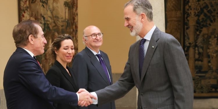 El Rey recibe al Patronato de la Fundación Consejo España-Brasil por su décimo aniversario