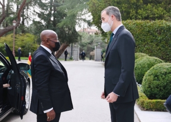 El Rey recibe en La Zarzuela al presidente de Ghana, país prioritario del III Plan África