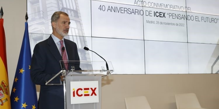 Felipe VI conmemora los 40 años de ICEX y su papel “en el proceso de apertura de España”