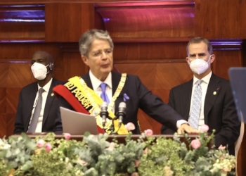 El Rey asiste a la toma de posesión del nuevo presidente de Ecuador, Guillermo Lasso