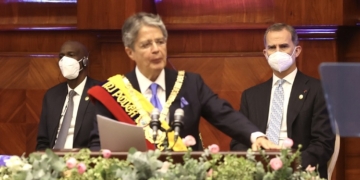 El Rey asiste a la toma de posesión del nuevo presidente de Ecuador, Guillermo Lasso