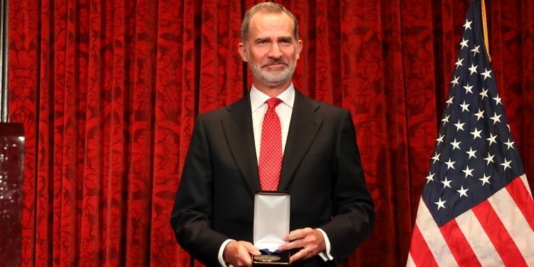 El Rey recibe en Nueva York la Medalla de la prestigiosa Foreign Policy Association