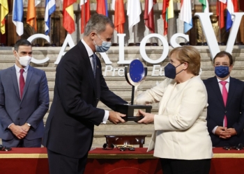 Felipe VI: “Angela Merkel representa el espíritu de la mejor Europa unida”