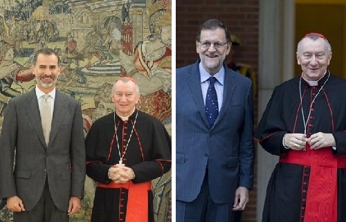 El cardenal Parolin no prevé una visita del Papa, pero “todo es posible si hay fe”