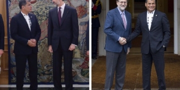 Correa agradece ante el Rey y Rajoy el papel de España tras el terremoto y ante la UE