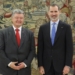 El Rey recibe a Poroshenko en el estreno internacional de Sánchez