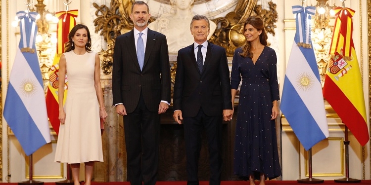 Los empresarios defienden la apertura económica en la visita del Rey a Argentina